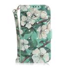 For Motorola Moto G85 3D Colored Flip Leather Phone Case(Watercolor Flower) - 2