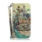 For Motorola Moto G35 3D Colored Flip Leather Phone Case(Zoo) - 2