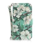 For Motorola Moto G75 5G 3D Colored Flip Leather Phone Case(Watercolor Flower) - 2