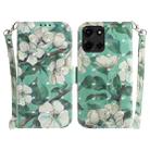 For Motorola Moto G 5G 2025 3D Colored Flip Leather Phone Case(Watercolor Flower) - 1