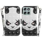 For Motorola Moto G56 5G / G66j 5G / G66y 5G 3D Colored Flip Leather Phone Case(Angry Bear) - 1