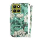 For Motorola Moto G86 5G 3D Colored Flip Leather Phone Case(Watercolor Flower) - 3