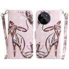 For Realme 11 4G Global 3D Colored Horizontal Flip Leather Phone Case(Butterfly High-heeled) - 1