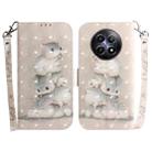 For Realme 12 5G 3D Colored Horizontal Flip Leather Phone Case(Squirrels) - 1