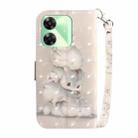 For Realme C61 / C63 / Note 60 3D Colored Horizontal Flip Leather Phone Case(Squirrels) - 3
