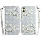 For Samsung Galaxy A05 3D Colored Horizontal Flip Leather Phone Case(Magnolia) - 1