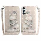 For Samsung Galaxy A15 3D Colored Horizontal Flip Leather Phone Case(Squirrels) - 1