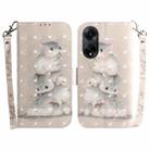 For OPPO A98 5G / F23 5G India 3D Colored Horizontal Flip Leather Phone Case(Squirrels) - 1