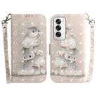 For OPPO Reno12 5G Global 3D Colored Horizontal Flip Leather Phone Case(Squirrels) - 1