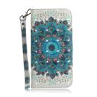 For OPPO Reno12 F 5G 3D Colored Horizontal Flip Leather Phone Case(Peacock Wreath) - 2