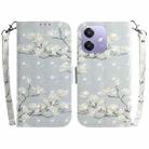 For OPPO A5x 5G / A3 4G / 5G / A3x 4G / 5G 3D Colored Horizontal Flip Leather Phone Case(Magnolia) - 1