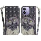 For OPPO A5x 5G / A3 4G / 5G / A3x 4G / 5G 3D Colored Horizontal Flip Leather Phone Case(Hug Cat) - 1