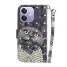 For OPPO A5x 5G / A3 4G / 5G / A3x 4G / 5G 3D Colored Horizontal Flip Leather Phone Case(Hug Cat) - 3