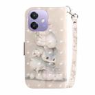 For OPPO A5x 5G / A3 4G / 5G / A3x 4G / 5G 3D Colored Horizontal Flip Leather Phone Case(Squirrels) - 3