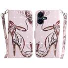 For Tecno Pova Neo 3 3D Colored Horizontal Flip Leather Phone Case(Butterfly High-heeled) - 1