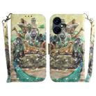For Tecno Pova Neo 3 3D Colored Horizontal Flip Leather Phone Case(Zoo) - 1
