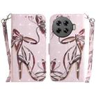 For Tecno Spark 20 Pro+ 4G 3D Colored Horizontal Flip Leather Phone Case(Butterfly High-heeled) - 1