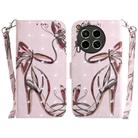 For Tecno Camon 30 5G /  30 4G CL6 CL7 3D Colored Horizontal Flip Leather Phone Case(Butterfly High-heeled) - 1