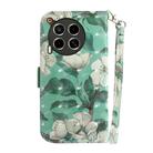 For Tecno Camon 30 5G /  30 4G CL6 CL7 3D Colored Horizontal Flip Leather Phone Case(Watercolor Flower) - 3