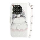 For Tecno Camon 30 5G /  30 4G CL6 CL7 3D Colored Horizontal Flip Leather Phone Case(Cute Cat) - 3