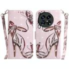 For Tecno Camon 30 Premier 5G 3D Colored Horizontal Flip Leather Phone Case(Butterfly High-heeled) - 1