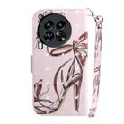 For Tecno Camon 30 Premier 5G 3D Colored Horizontal Flip Leather Phone Case(Butterfly High-heeled) - 3