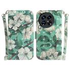 For Tecno Camon 30 Premier 5G 3D Colored Horizontal Flip Leather Phone Case(Watercolor Flower) - 1