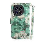 For Tecno Camon 30 Premier 5G 3D Colored Horizontal Flip Leather Phone Case(Watercolor Flower) - 3
