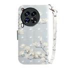 For Tecno Camon 30 Premier 5G 3D Colored Horizontal Flip Leather Phone Case(Magnolia) - 3