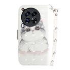 For Tecno Camon 30 Premier 5G 3D Colored Horizontal Flip Leather Phone Case(Cute Cat) - 3