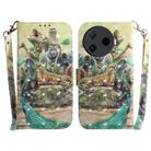 For Tecno Camon 30 Pro CL8 3D Colored Horizontal Flip Leather Phone Case(Zoo) - 1