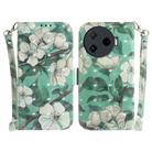 For Tecno Camon 30 Pro CL8 3D Colored Horizontal Flip Leather Phone Case(Watercolor Flower) - 1
