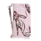 For Tecno Pova 6 / Pova 6 Pro 3D Colored Horizontal Flip Leather Phone Case(Butterfly High-heeled) - 2