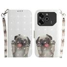 For Tecno Pova 6 / Pova 6 Pro 3D Colored Horizontal Flip Leather Phone Case(Pug) - 1