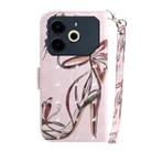 For Tecno Pova 6 Neo 3D Colored Horizontal Flip Leather Phone Case(Butterfly High-heeled) - 3