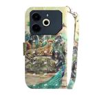 For Tecno Pova 6 Neo 3D Colored Horizontal Flip Leather Phone Case(Zoo) - 3