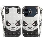 For Tecno Pova 6 Neo 3D Colored Horizontal Flip Leather Phone Case(Angry Bear) - 1