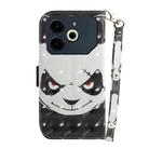 For Tecno Pova 6 Neo 3D Colored Horizontal Flip Leather Phone Case(Angry Bear) - 3