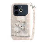 For Tecno Pova 6 Neo 3D Colored Horizontal Flip Leather Phone Case(Squirrels) - 3