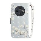 For Tecno Spark 30C 3D Colored Horizontal Flip Leather Phone Case(Magnolia) - 3