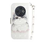For Tecno Spark 30C 3D Colored Horizontal Flip Leather Phone Case(Cute Cat) - 3