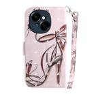For Tecno Spark Go 1 / Pop 9 Pro 3D Colored Horizontal Flip Leather Phone Case(Butterfly High-heeled) - 3