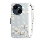 For Tecno Spark Go 1 / Pop 9 Pro 3D Colored Horizontal Flip Leather Phone Case(Magnolia) - 3