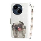 For Tecno Spark Go 1 / Pop 9 Pro 3D Colored Horizontal Flip Leather Phone Case(Pug) - 3