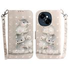 For Tecno Spark Go 1 / Pop 9 Pro 3D Colored Horizontal Flip Leather Phone Case(Squirrels) - 1