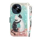 For Tecno Spark Go 1 / Pop 9 Pro 3D Colored Horizontal Flip Leather Phone Case(Black White Cat) - 3
