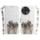 For Tecno Camon 30S / Camon 30S Pro 3D Colored Horizontal Flip Leather Phone Case(Pug) - 1