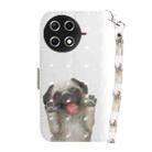 For Tecno Camon 30S / Camon 30S Pro 3D Colored Horizontal Flip Leather Phone Case(Pug) - 3