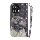 For Tecno Camon 30S / Camon 30S Pro 3D Colored Horizontal Flip Leather Phone Case(Hug Cat) - 3