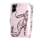 For Tecno Pop 10 / Spark Go 2 4G 3D Colored Horizontal Flip Leather Phone Case(Butterfly High-heeled) - 3